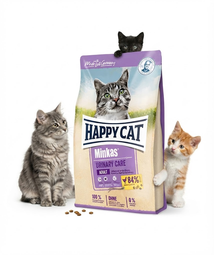 غذای خشک گربه هپی کت Minkas Urinary Care مراقبت از دستگاه ادراری وزن ۱۰ کیلوگرم | Happy Cat ساخت آلمان
