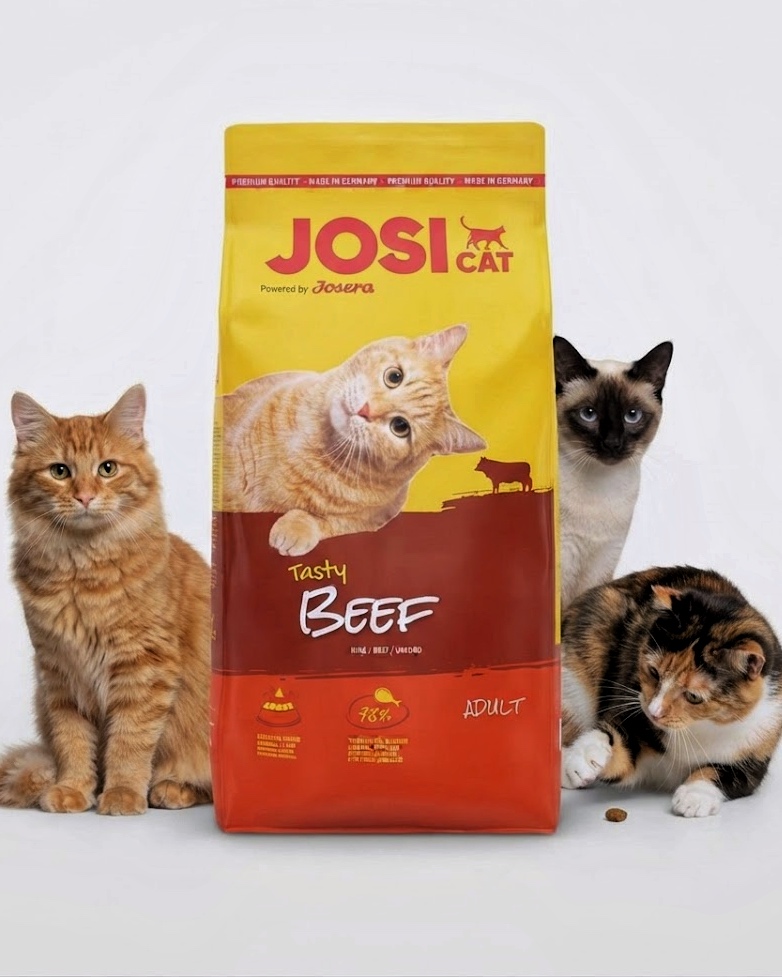 غذای خشک گربه جوسی کت Adult Beef با طعم گوشت وزن ۱۸ کیلوگرم | JosiCat ساخت آلمان