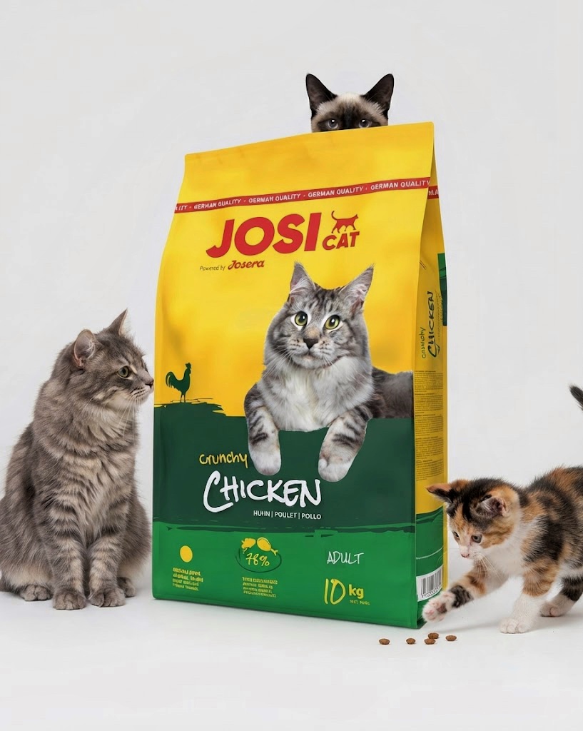غذای خشک گربه جوسی کت Adult Chicken با طعم مرغ وزن ۱۰ کیلوگرم | JosiCat ساخت آلمان