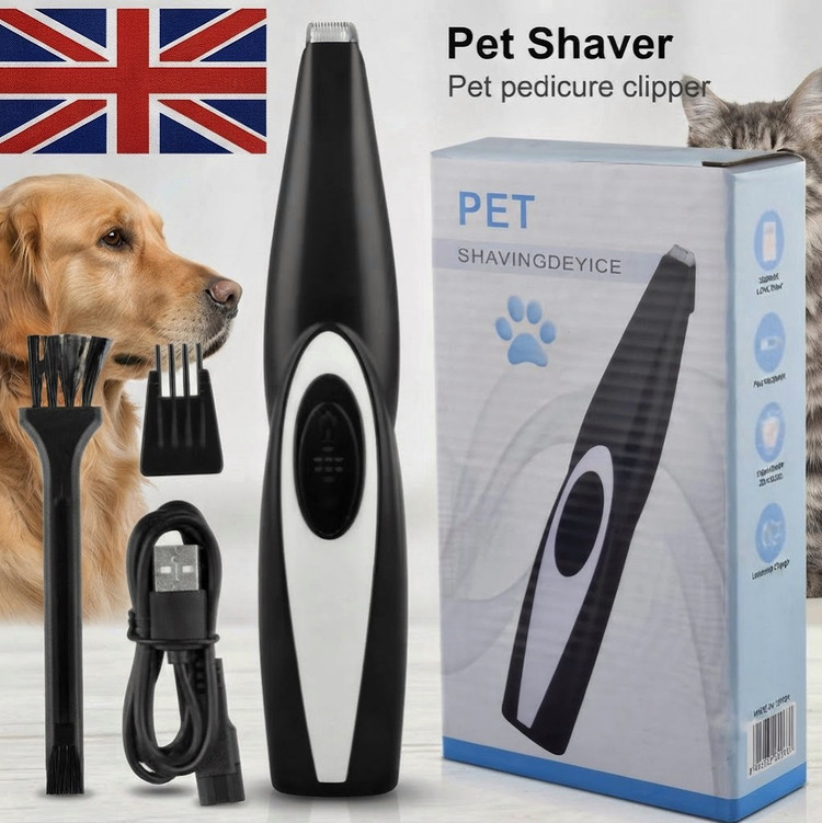 ماشین اصلاح بیسیم قابل شارژ پنجه و گوش سگ و گربه | Rechargeable Paw & Ear Trimmer