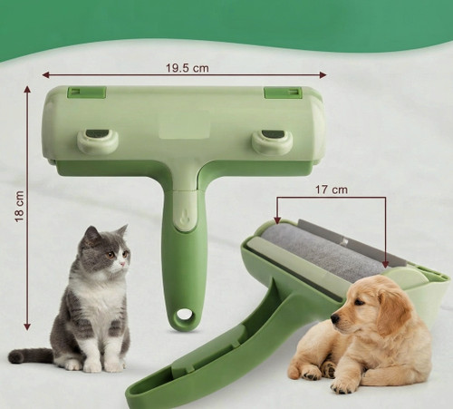 پرزگیر مخزندار مدل قورباغه | Frog Design Pet Hair Remover with Dust Container