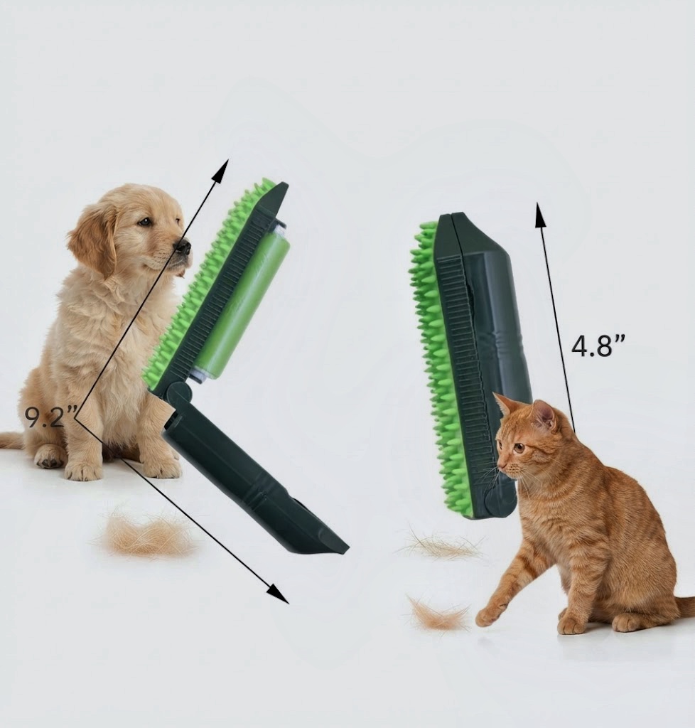پرزگیر غلطکی ژله‌ای جیبی سبز | Green Pocket Gel Lint Roller