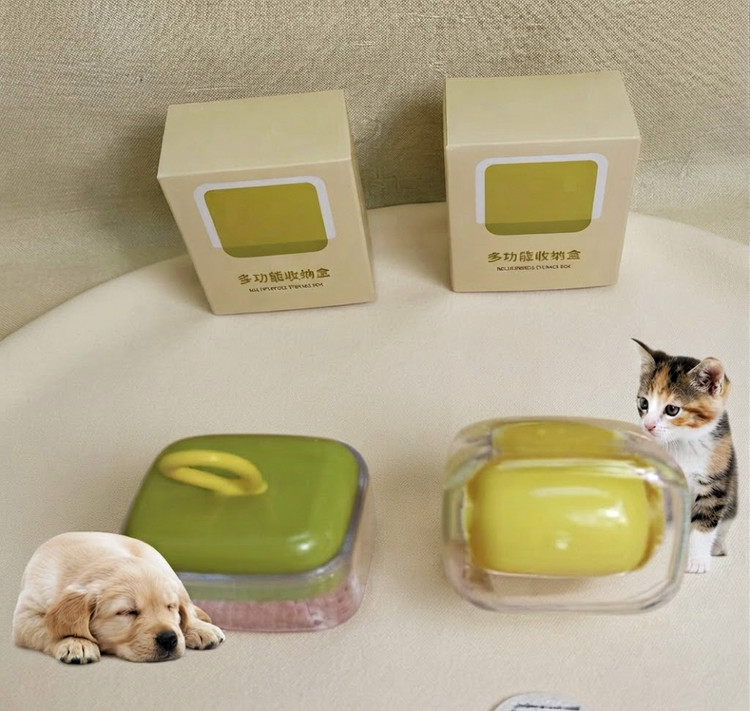 پرزگیر جیبی کاوردار مکعبی سگ و گربه | Cube Pocket Covered Pet Hair Remover