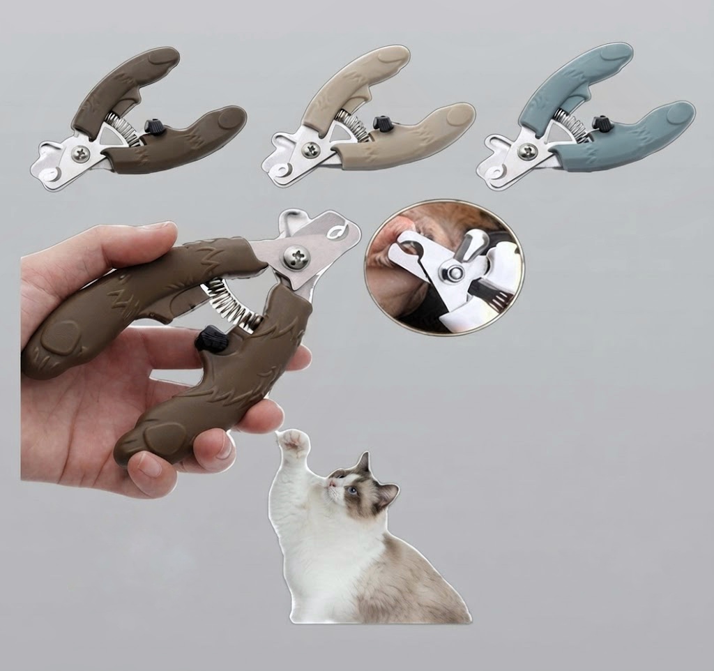 ناخن‌گیر انبری دسته خرسی سایز کوچک و بزرگ سگ و گربه | Bear Handle Pet Nail Clipper Small & Large Size