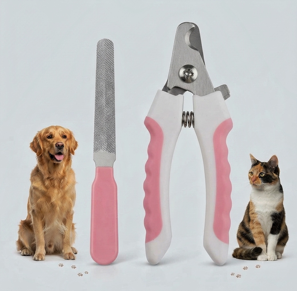 ناخن‌گیر انبری سوهان‌دار سایز L سگ و گربه | Large Pet Nail Clipper with Nail File