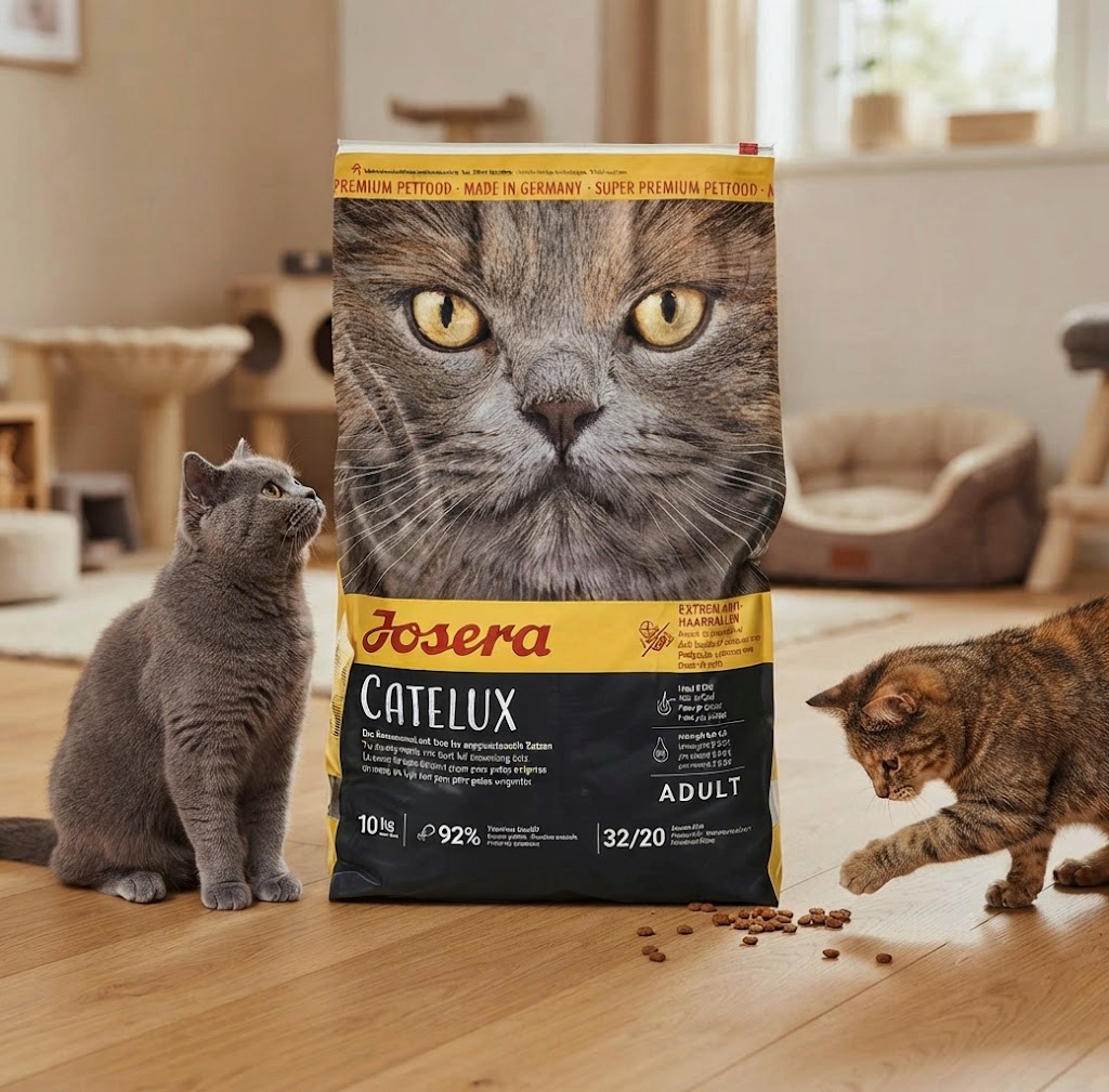 غذای خشک گربه جوسرا سوپر پریمیوم مدل Catelux ضد گلوله مویی وزن ۱۰ کیلوگرم | Josera Catelux Adult Cat Food 10kg ساخت آلمان