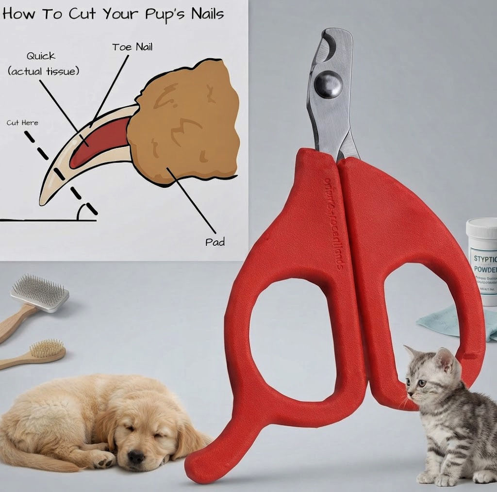 ناخن گیر قیچی کوچک سگ و گربه | Small Scissor Pet Nail Clipper