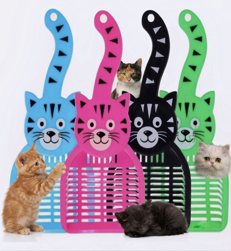 بیلچه خاک گربه طرح گربه